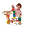 Hape Quadrilla Race to Finish Wooden Blocks with Marble Run