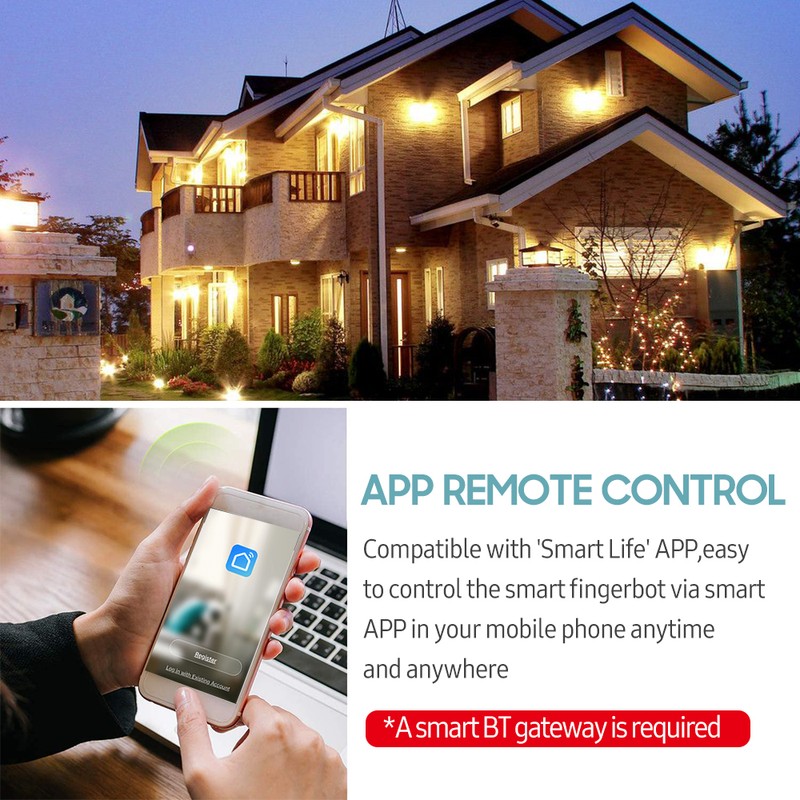 Mini BT Fingerbot Home Automation Controller APP Control Voice Control