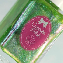 Cupcake Polish Eldhraun - Pea Green Nail Polish Shifting Nail Polish by Cupcake Polish