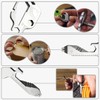 Key-Shaped Multi Tool Multi-Function Tool Key Holder Silver Tool Set