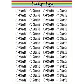 Study Planner Sticker | Academic Planner | Vertical Planner | Horizontal Planner | a5 Planner | Agenda | Calendar