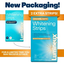 Lumineux Teeth Whitening Strips 7 Treatments - Enamel Safe - Whitening without t