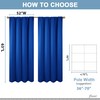 Diraysid Royal Blue Blackout Curtains for Bedroom and Living Room