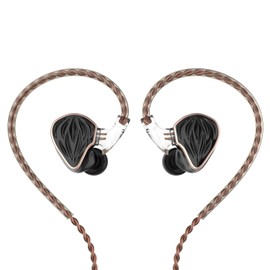 Hidizs Hidizs MS3 in-Ear Monitors, Hybrid HiFi Wired Earbud, 2BA+1DD 3 Drivers, Detachable 0.78mm 2 Pin Cable Replaceable Pneumatic Sound Tuning Filters for Audiophile Singer Musician 4.4 mm