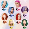 Tizas para Cabello 8 Colores Temporales Lavables No Pegajosas