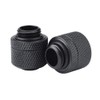 ASHATA Water Cooling Compression Fitting 2PCS G1/4 Thread Flexible Tube