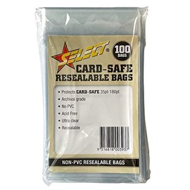 500 Card Armour Card Safe One Touch Resealable Bag Packs (5 x 100ct Packs) for Magnetic Holders