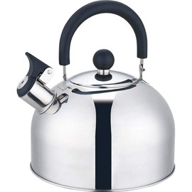 2.5L Stainless Steel Lightweight Whistling Kettle New (Silver)