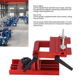 Sharpening Jig Aluminum Alloy Adjustable Replacement Tool Rest for 6/8 Inch Bench Grinders Sanders with Sturdy Clamping Structure and Internal Lock Washers