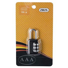 Tri-Circle - 22mm Combination Padlock - 3 Number