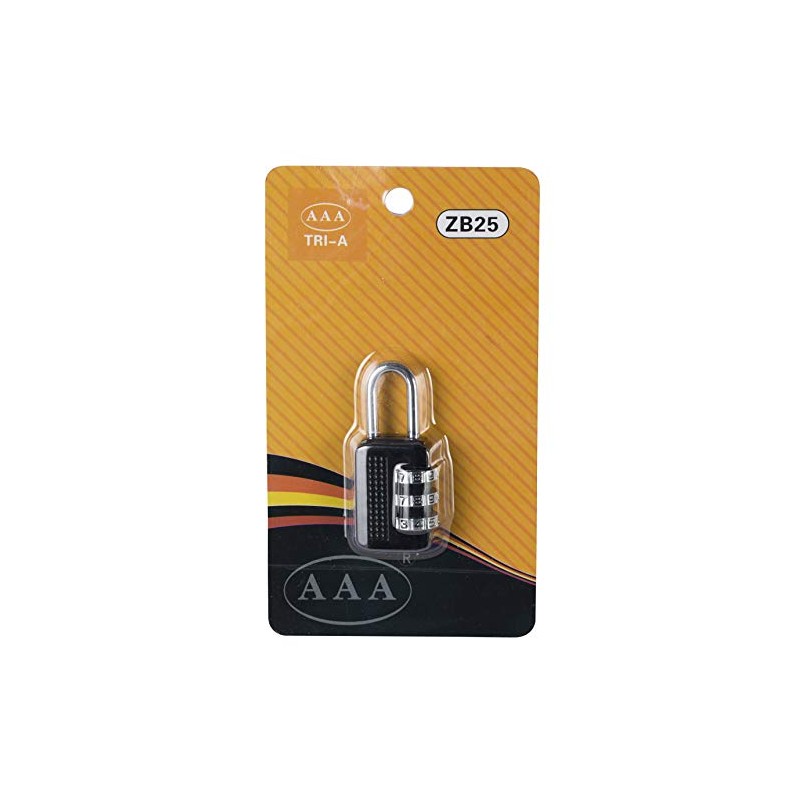 Tri-Circle - 22mm Combination Padlock - 3 Number