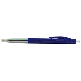 BIC M10 CLIC Ballpoint Pen Medium Tip 1mm Blue Ink Pack of 6