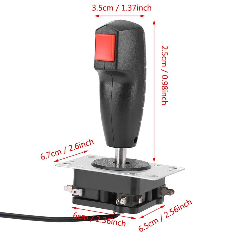 Hilitand 8 Way Flight Joystick mit Trigger & Top Fire