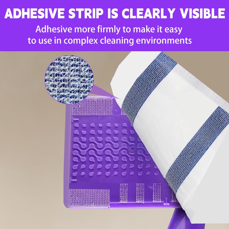 60 Pack Disposable Spray Mop Pad Refills for Wetjet, Unscented