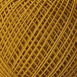 Lace Yarn "Olympus Lace Thread Gold Note #40 0.4 oz (10 g) (Solid Color) No. 582 Color" Olympus