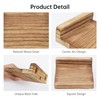 PHOENANCEE 12.7x10x4cm, Wooden Square Floating Shelves, Compact Style Mini Wall