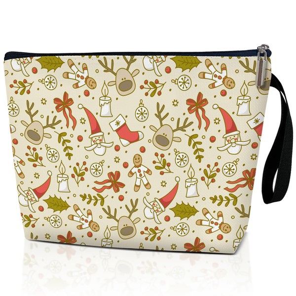 Christmas Makeup Bag Travel Cosmetic Bag, Cosmetic Travel Bags For