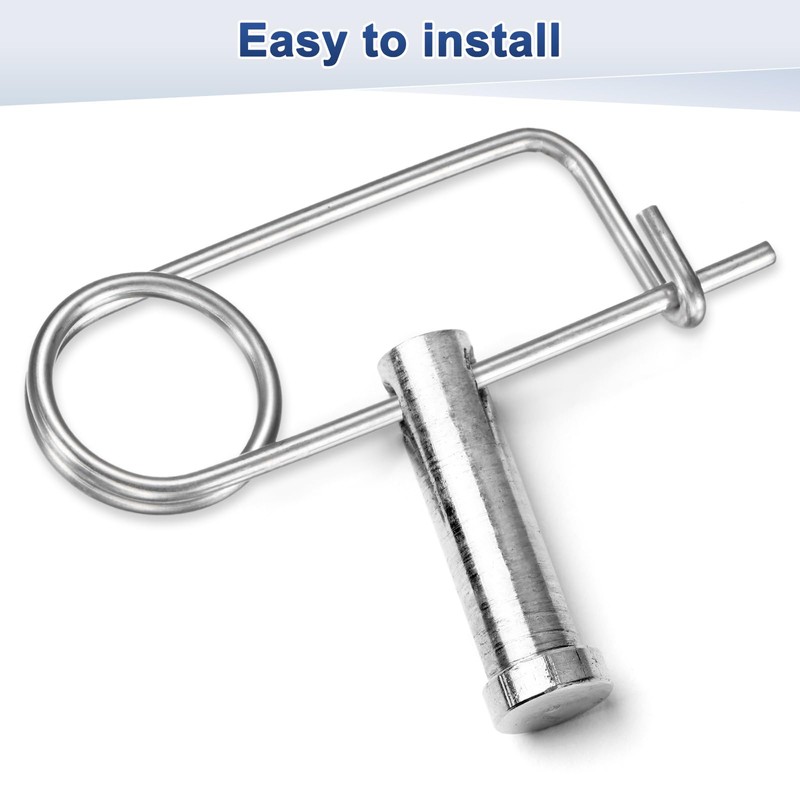 M METERXITY 8-Pack Brooch Shape Cotter Safety Pin, 2x29mm Stainless