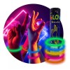 Grupo Carnavallia 100 Pulseras Neón Fosforescente Glow Stick Fiestas Eventos