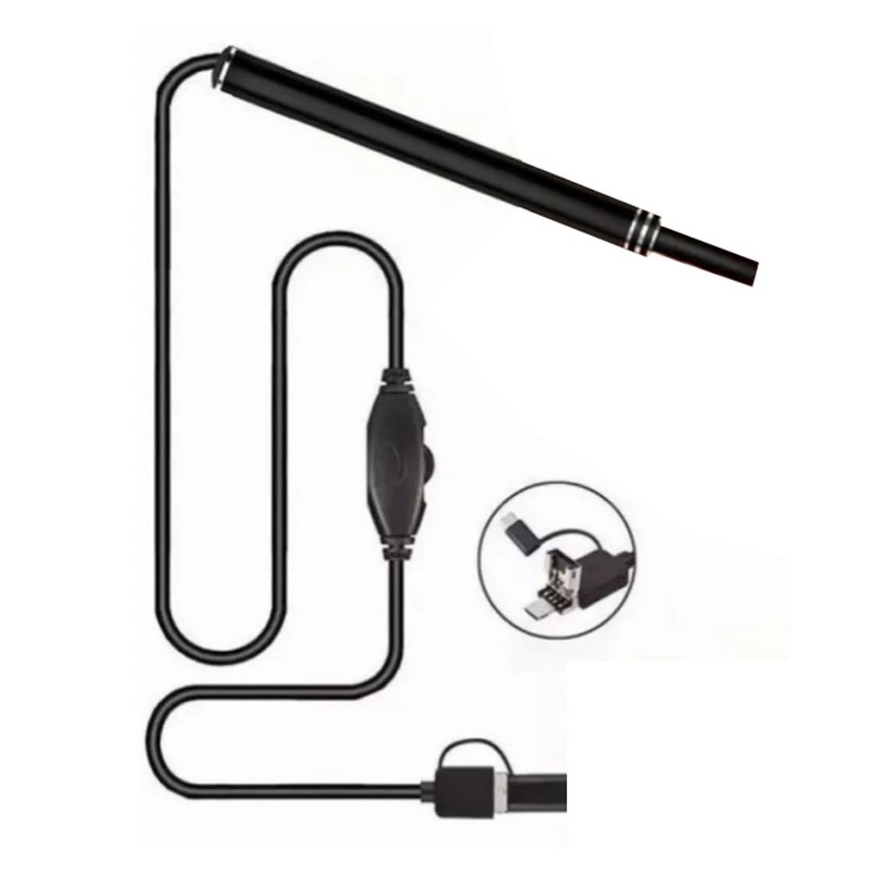 Digital Otoscope Camera Ultra Clear View 6 LED Lights IP67
