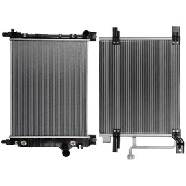 cciyu Aluminum Radiator Replacement 2000-2004 for Dodge for Dakota 2294 radiator Plastic Radiator Auto Parts Complete radiator Radiator Engine Coolant Radiator Assembly Radiator