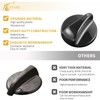 Allstare Upgraded WB03K10035 Stove knobs Replacement for GE Hotpoint Stove