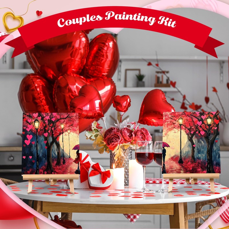 Zhanmai 112 Pcs Sip and Paint Kit for Adults Date