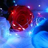 Yayfazy 4th of July Decorations Outdoor/Indoor Timer Fairy String Lights,4PACK