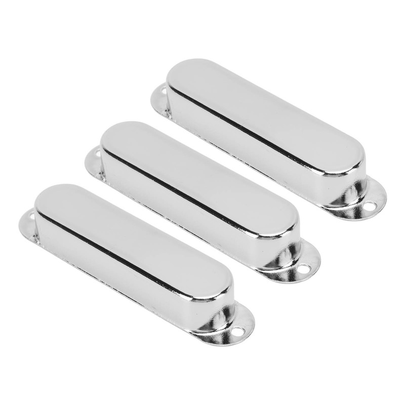 3Pcs Electric Guitar Single Coil Pickup Cover Copper Instrument Accessory
