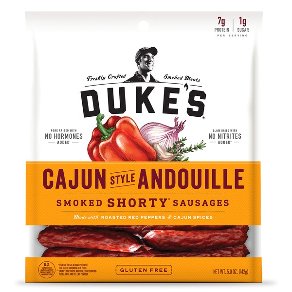 Duke's Cajun Andouille Pork Sausages, 5 Ounce