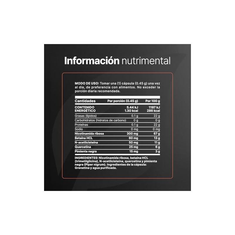 Life Nad Días Consumo Otros Solo Nicotinamida Ribosa Potenciada Quercetina