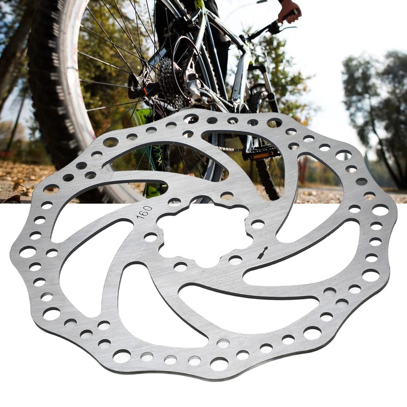 160mm Disc Brake Rotor for Mountain Bikes, 6.3 inches (160