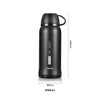 Y·J&H Double Walled Vacuum Insulated Bottle with Cup - Stainless