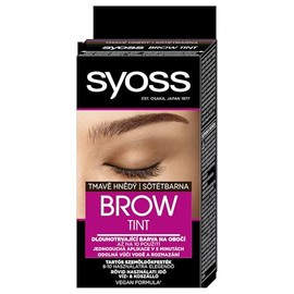 Syoss Brow Tint, Dark Brown, Pack of 1, 10 ml
