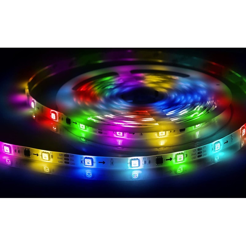 Luminea Home Control RGB LED Strips USB: Set of 2