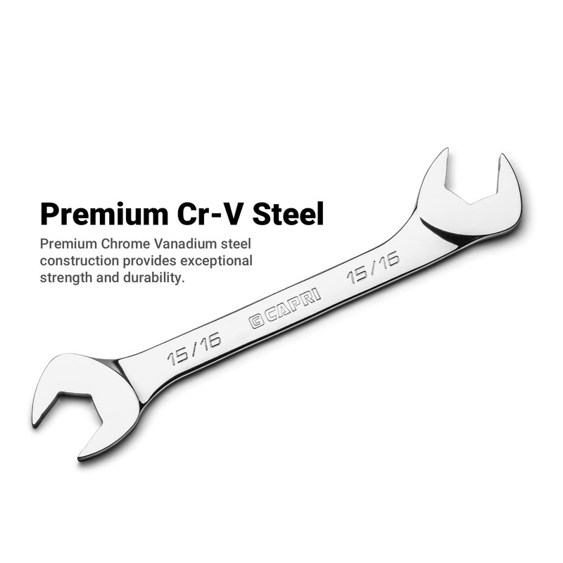 Capri Tools 3/4 in. Angle Open End Wrench, 30° and