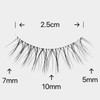 CLEAREYELASH Natural 3D 3D Matsueku False Eyelashes 3 Pairs (S01