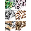 10 Styles Animal Prints Pattern Transfer Foil Sheet Set with