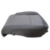 Priprilod Cloth Passenger Side Bottom Replacement Seat Cover Gray(X8) Compatible