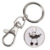 HENBRANDT Banksy Panda with guns urban art Trolley locker Token