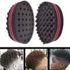 Linian Hair Brush Sponge Dreads Locking Twist Afro Curl Coil
