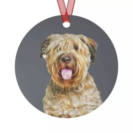 Doggylips™ Bouvier des Flandres Metal Ornaments - Add Furry Charm to Your Christmas Tree wi