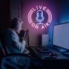 LISIGNVE Live On Air Neon Sign Led Neon Signs Wall