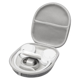 Hard Case for Sony WH-CH720N 710N 520 510, Bose QuietComfort QC Ultra 45 35, JBL Tune Live 460NC 660NC Headphones, Universal Travel Storage Carrying Case with Mesh Pocket and Extra Small Case (Grey)