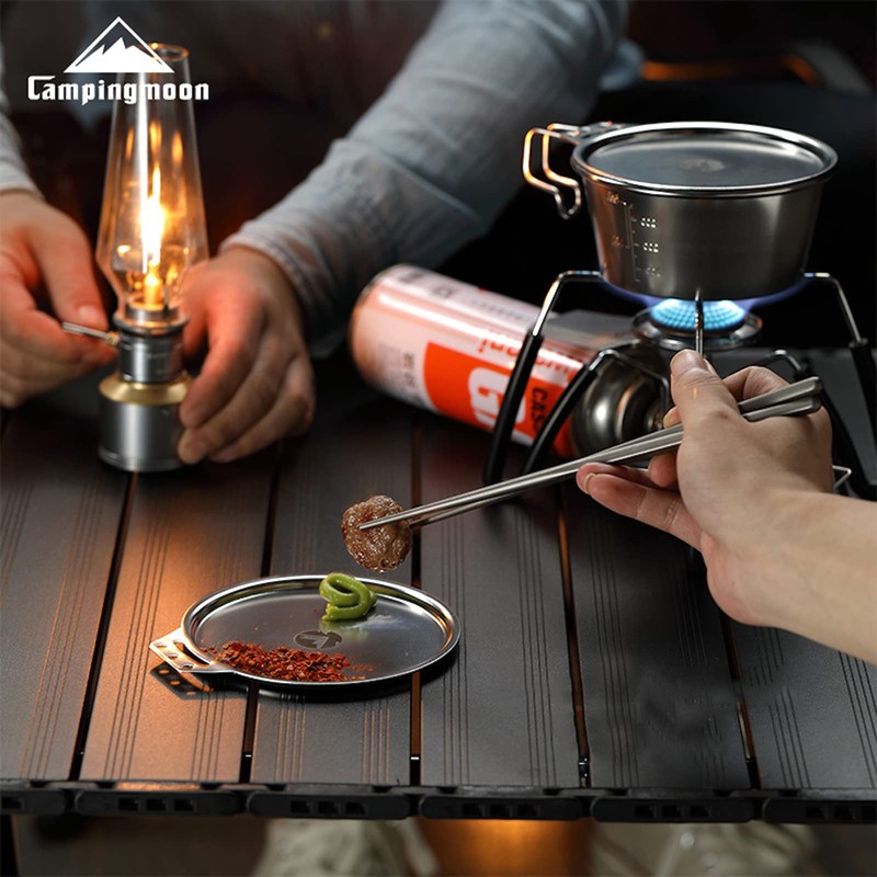CAMPING MOON S220-SG Camping Cup, Stainless Steel, Shell Cup with