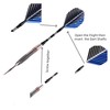 FUZVOL Professional Darts Set Steel Tip-Aluminum Stems Darts Flights with