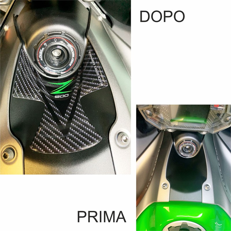 Resin Sticker Compatible with Kawasaki Z900 Z 900 Motorcycle (Key