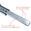 12" Heavy Duty Soft-Closing Ball Bearing Drawer Slides