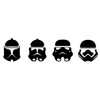 Bargain Max Decals Trooper Helmet Evolution Decal Notebook Car Laptop