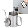 600ml Coffee Drip Kettle 304 Stainless Steel Slender Spout Thicken